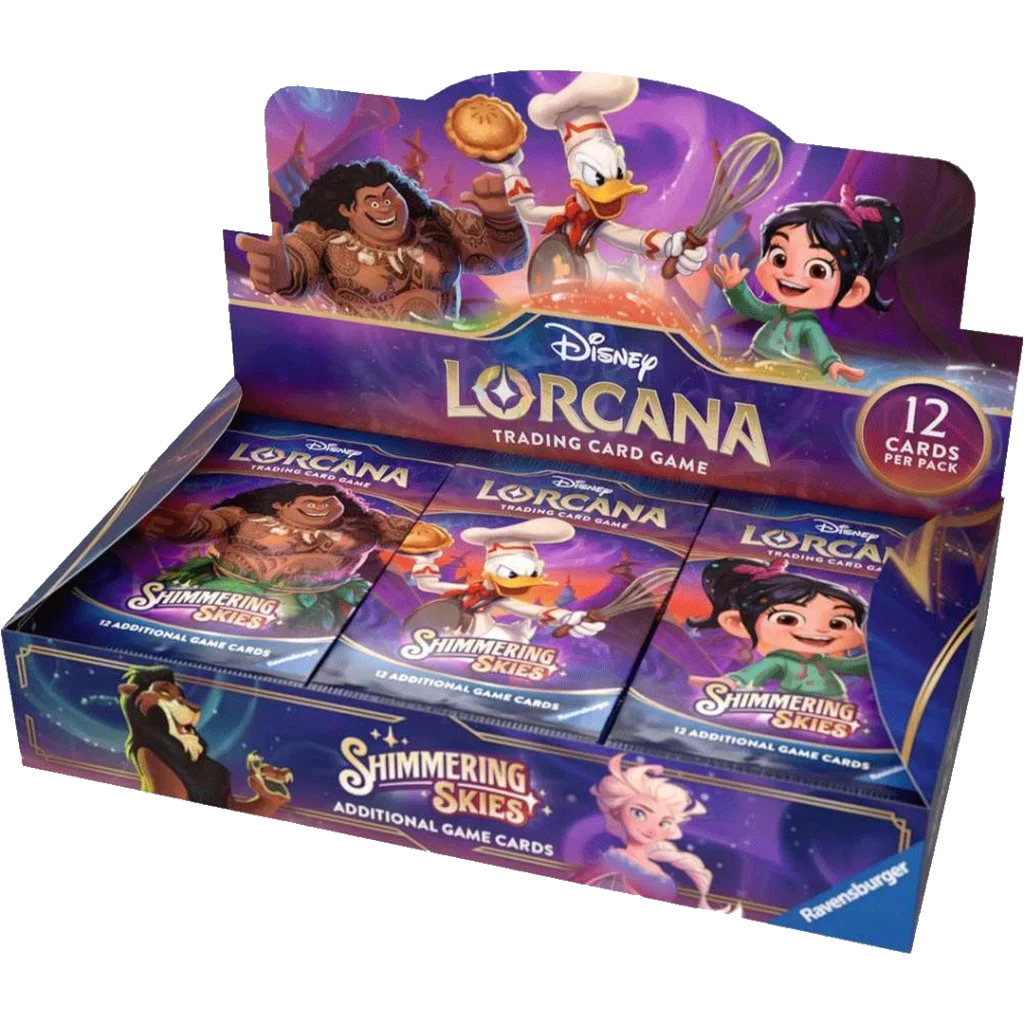 Disney Lorcana Shimmering Skies Boosterdisplay