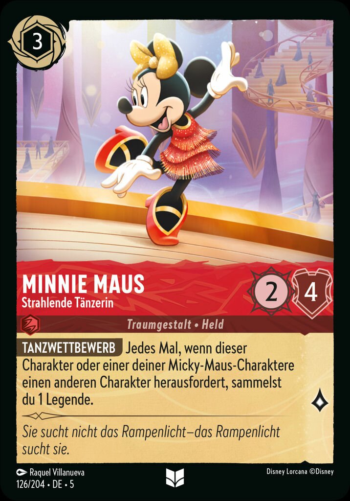 Disney Lorcana Himmelsleuchten Minnie Maus