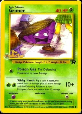 Pokémon Team Rocket Grimer (zensiert)