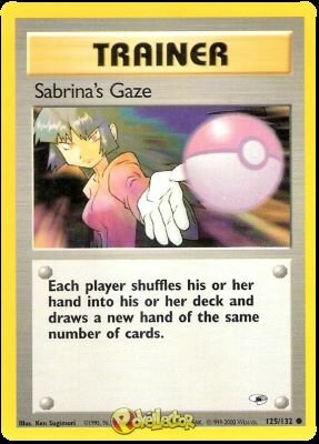 Pokémon Gym Heroes Sabrina's Gaze (zensiert)