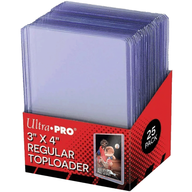 Ultra Pro 3" x 4" Toploader für Pokemonkarten - 25 Stück Clear