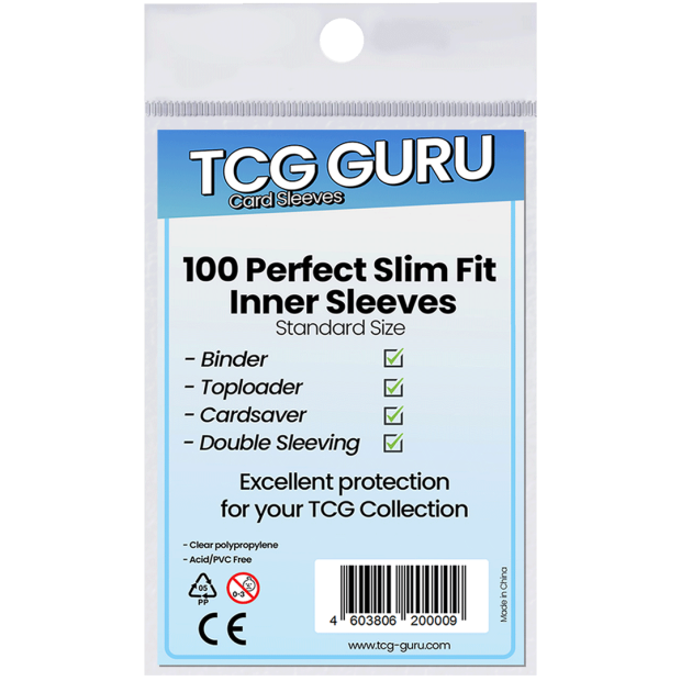 TCG Guru Sleeves Perfect Size 100 Stück Neue Version