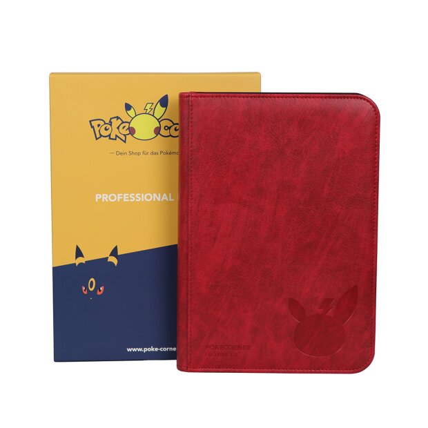 Poke-Corner Professional Binder Sammelordner Rot 4er Cardsaver