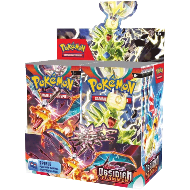 Pokemon Obsidian Flames Display - 36 Booster Einzeln