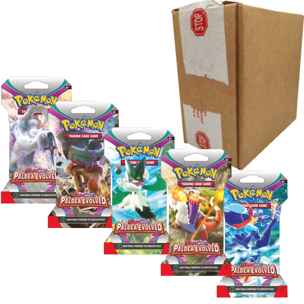 Pokemon Paldea Evolved Sleeved Booster Display - 24 Booster