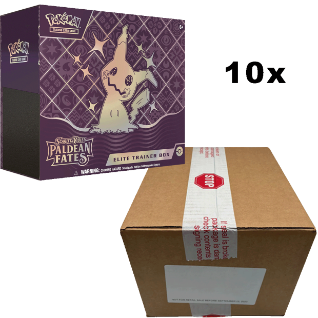 Pokemon Paldean Fates - Elite Trainer Box Case