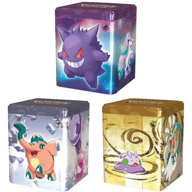 Pokemon Stapelbare Tin Box 3er Set Frühjahr 2024