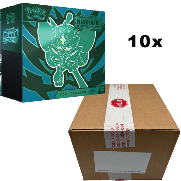 Pokemon Maskerade im Zwielicht - Top Trainer Box Case