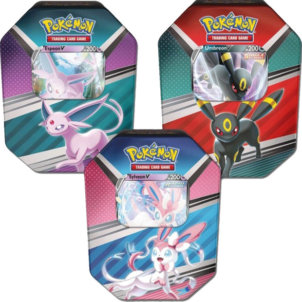 Pokemon Eevee Tin Box - Deutsch 3er Set