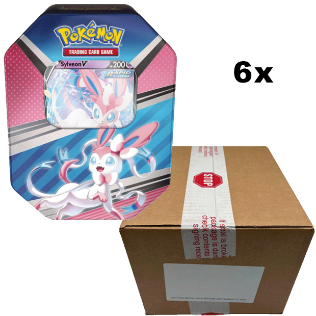 Pokemon Eevee Tin Box - Feelinara Tin (Deutsch) Case