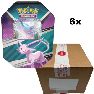 Pokemon Eevee Tin Box - Psiana Tin (Deutsch) Case