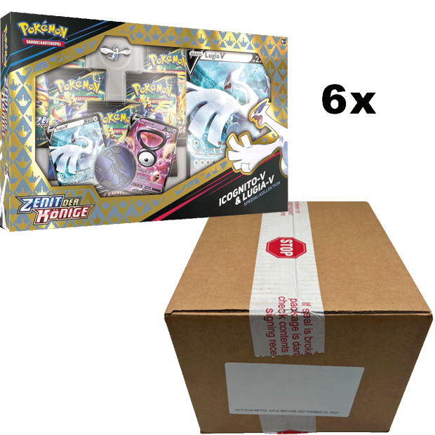 Pokemon Zenit der Könige - Icognito-V & Lugia-V Spezial Kollektion Case