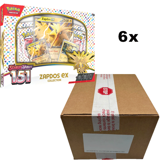 Pokemon 151 - Zapdos EX Box Case