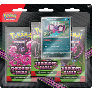 Pokemon Shrouded Fable - 3-Pack Blister Pecharunt