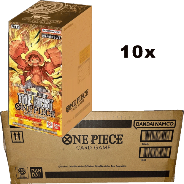 One Piece PRB01 - The Best Premium Booster Display (Japanisch) Sealed Case (10 Stück)