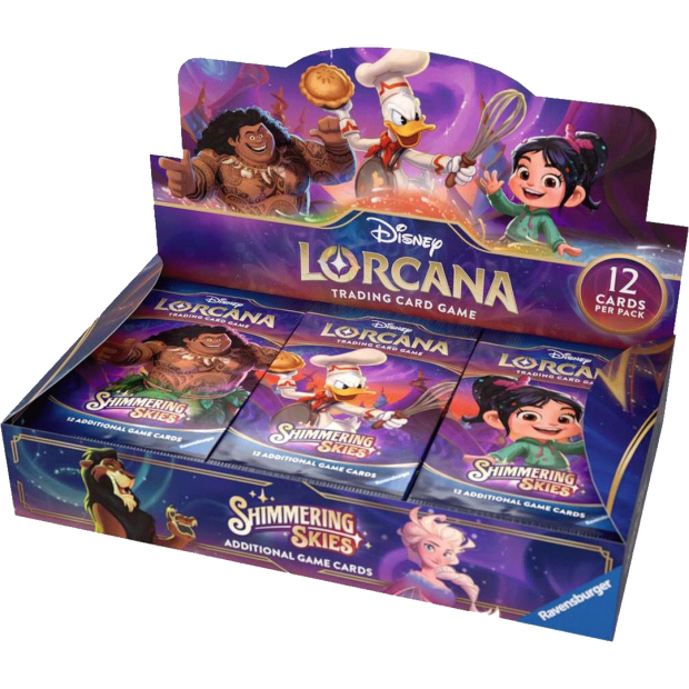 Disney Lorcana Shimmering Skies Display - 24 Booster