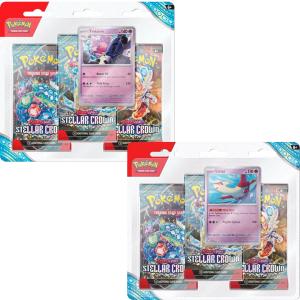 Pokemon Stellar Crown - 3-Pack Blister