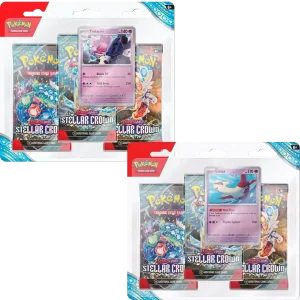 Pokemon Stellar Crown - 3-Pack Blister