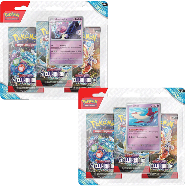 Pokemon Stellarkrone - 3-Pack Blister