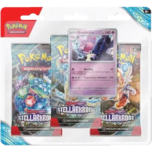 Pokemon Stellarkrone - 3-Pack Blister Zufällige Auswahl