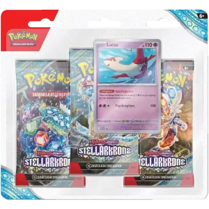 Pokemon Stellarkrone - 3-Pack Blister Zufällige Auswahl