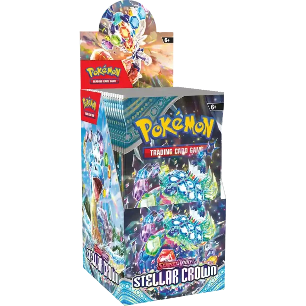 Pokemon Stellar Crown Display  - 18 Booster