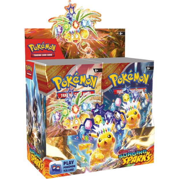 Pokemon Surging Sparks Display - 36 Booster Einzeln