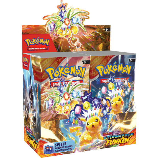 Pokemon Stürmische Funken Display - 36 Booster