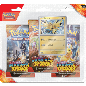 Pokemon Surging Sparks - 3-Pack Blister Zufällige Auswahl