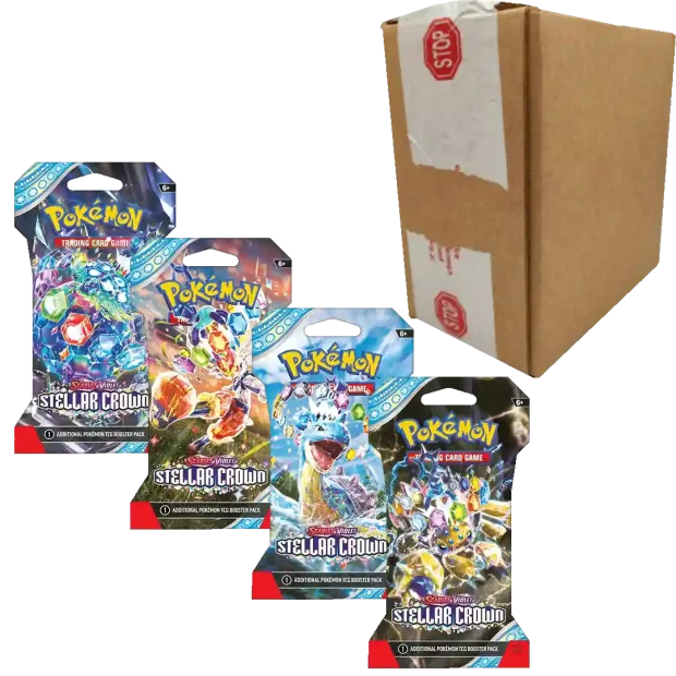 Pokemon Stellar Crown Sleeved Booster Display - 24 Booster