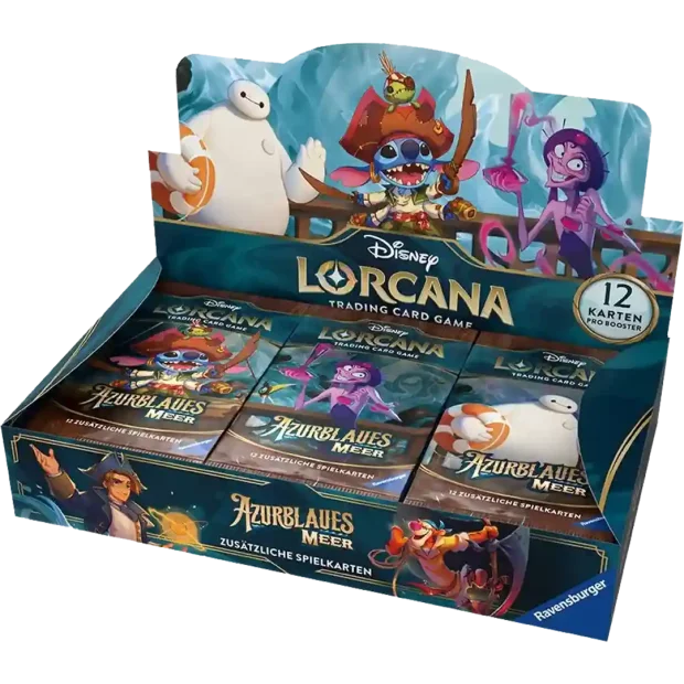 Disney Lorcana Azurblaues Meer Display - 24 Booster