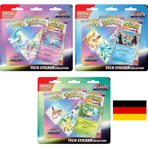 Pokemon Prismatische Entwicklungen - Tech Sticker Kollektion