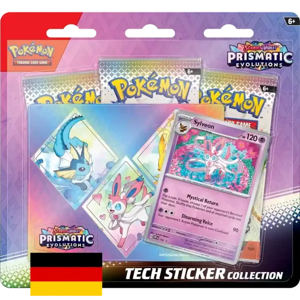 Pokemon Prismatische Entwicklungen - Tech Sticker Kollektion Zufällige Auswahl