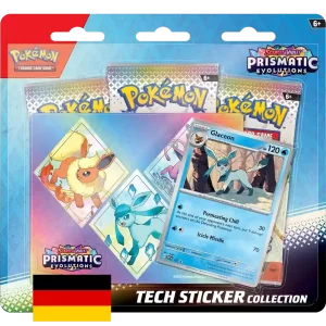 Pokemon Prismatische Entwicklungen - Tech Sticker Kollektion Zufällige Auswahl