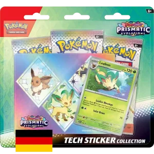 Pokemon Prismatische Entwicklungen - Tech Sticker Kollektion Zufällige Auswahl