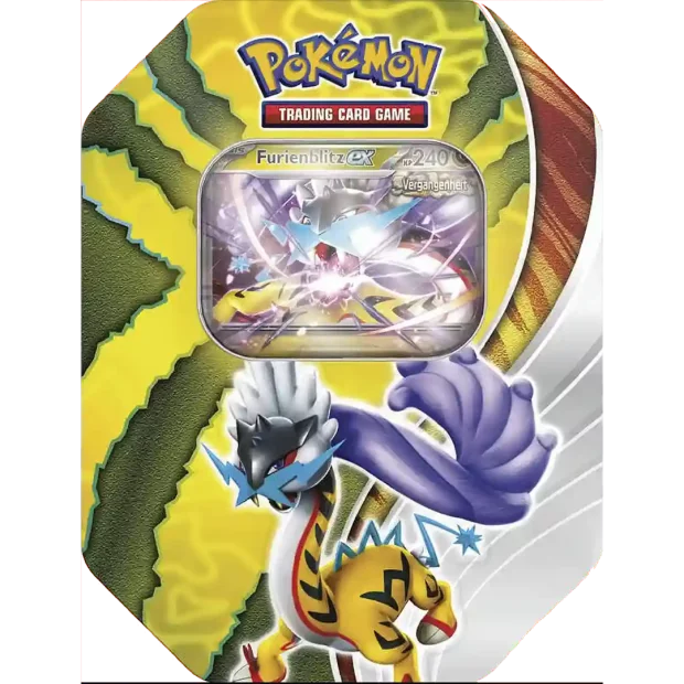 Pokemon Paradox Schicksale Tin Box (Deutsch) Furienblitz EX