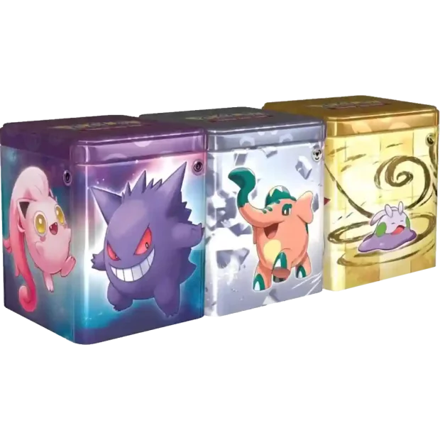 Pokemon Stapelbare Tin Box Frühjahr 2024 3er Set