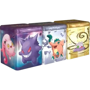 Pokemon Stapelbare Tin Box Frühjahr 2024 3er Set