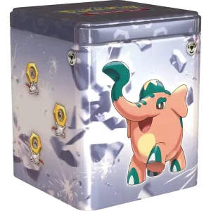 Pokemon Stapelbare Tin Box Frühjahr 2024 Zufällige Tin