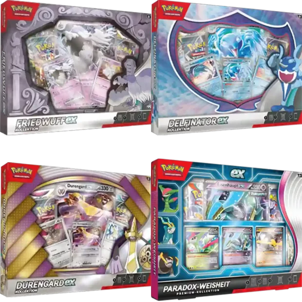 Pokemon EX Kollektion 4er Bundle (Deutsch)